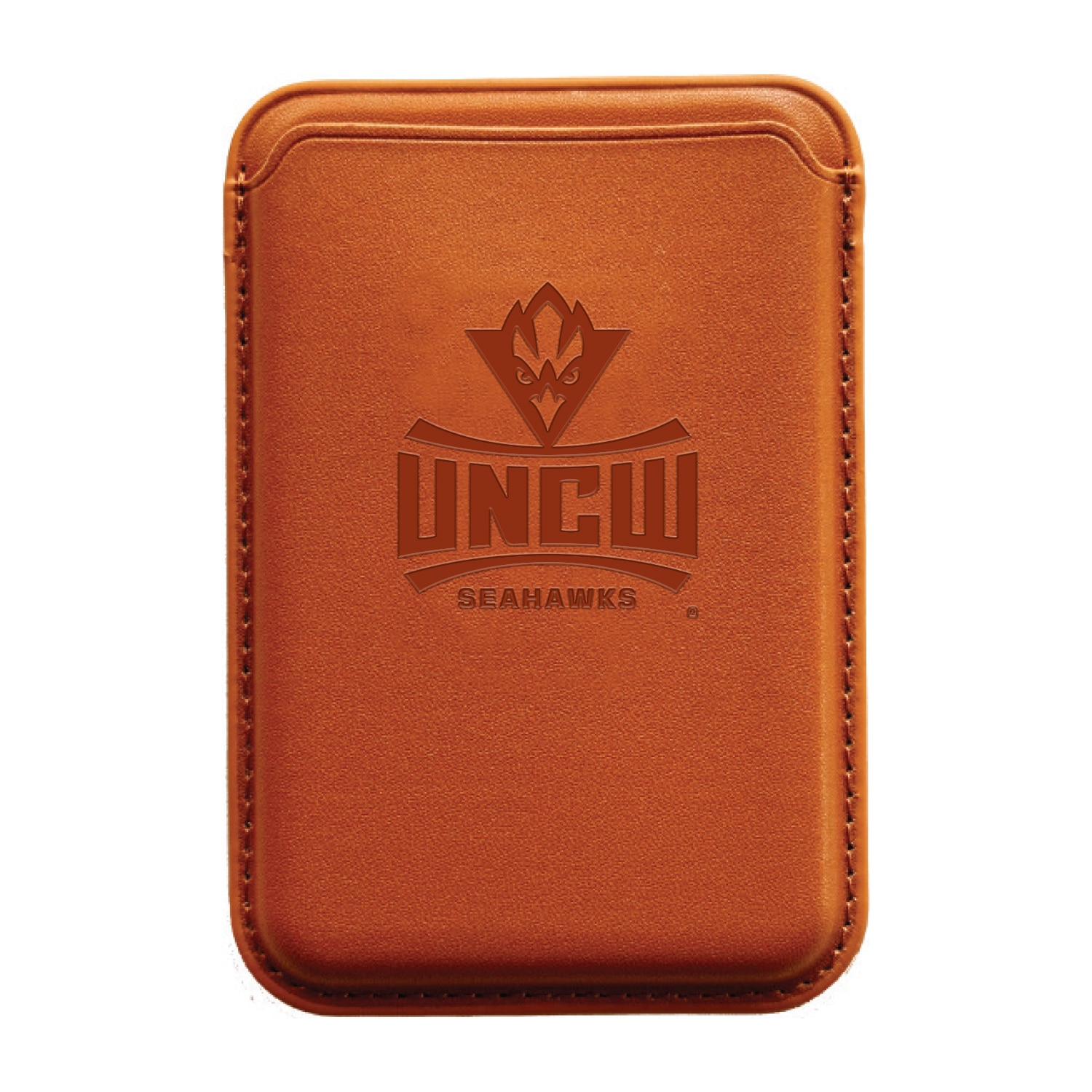 Monaco Leather Cellphone ID wallet with MagSafe Brown