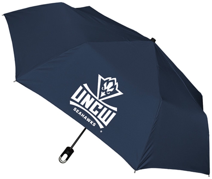 Storm Clip Mini Folding Emblematic Solid Umbrella 42" Coverage