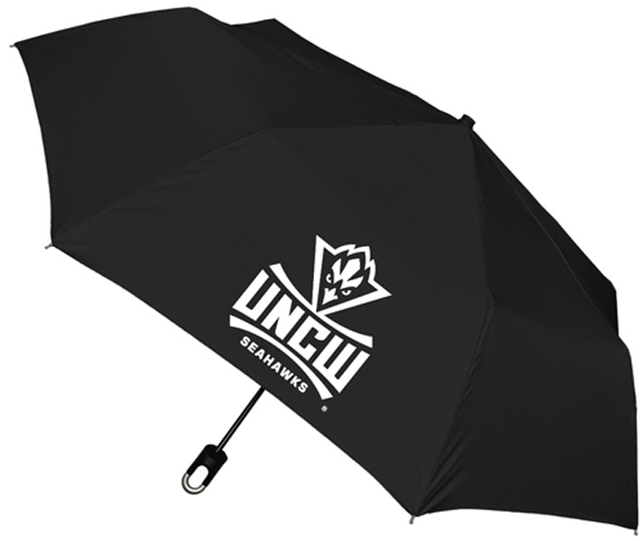 Storm Clip Mini Folding Emblematic Solid Umbrella 42" Coverage