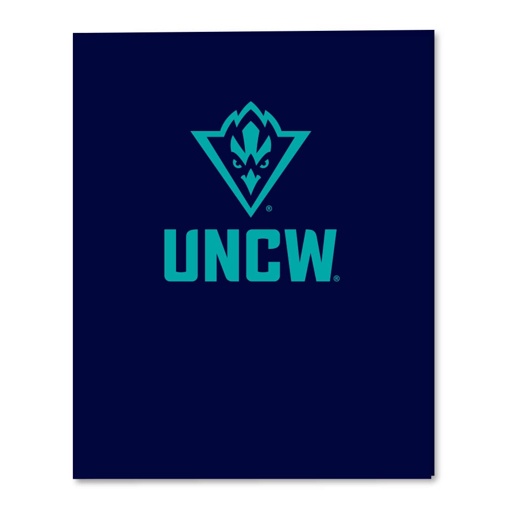 Roaring Twin Pocket Laminated Foil Portfolio 11 x 8.62