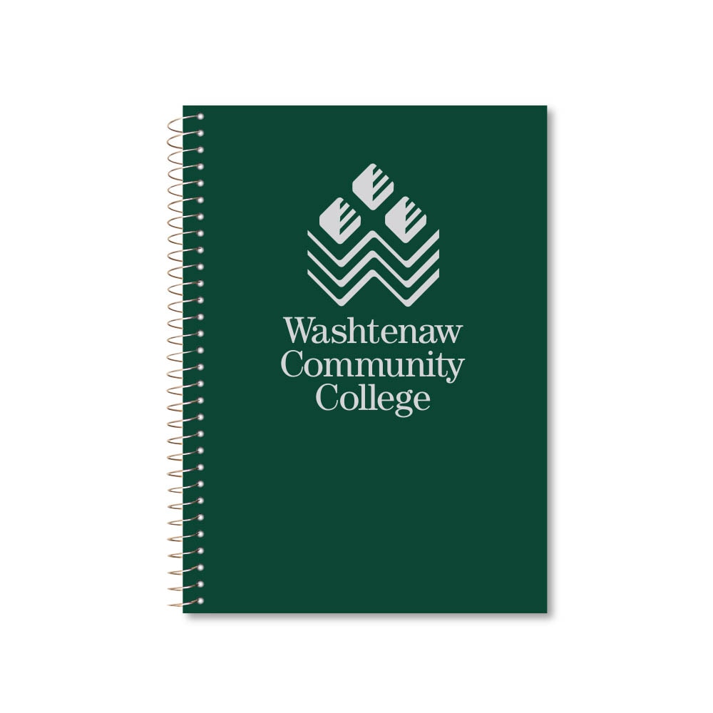 Roaring Premium 3 Subject 9.5 x 6.5 Notebook, College Ruled 20lb Paper, Pressboard Foil Cover