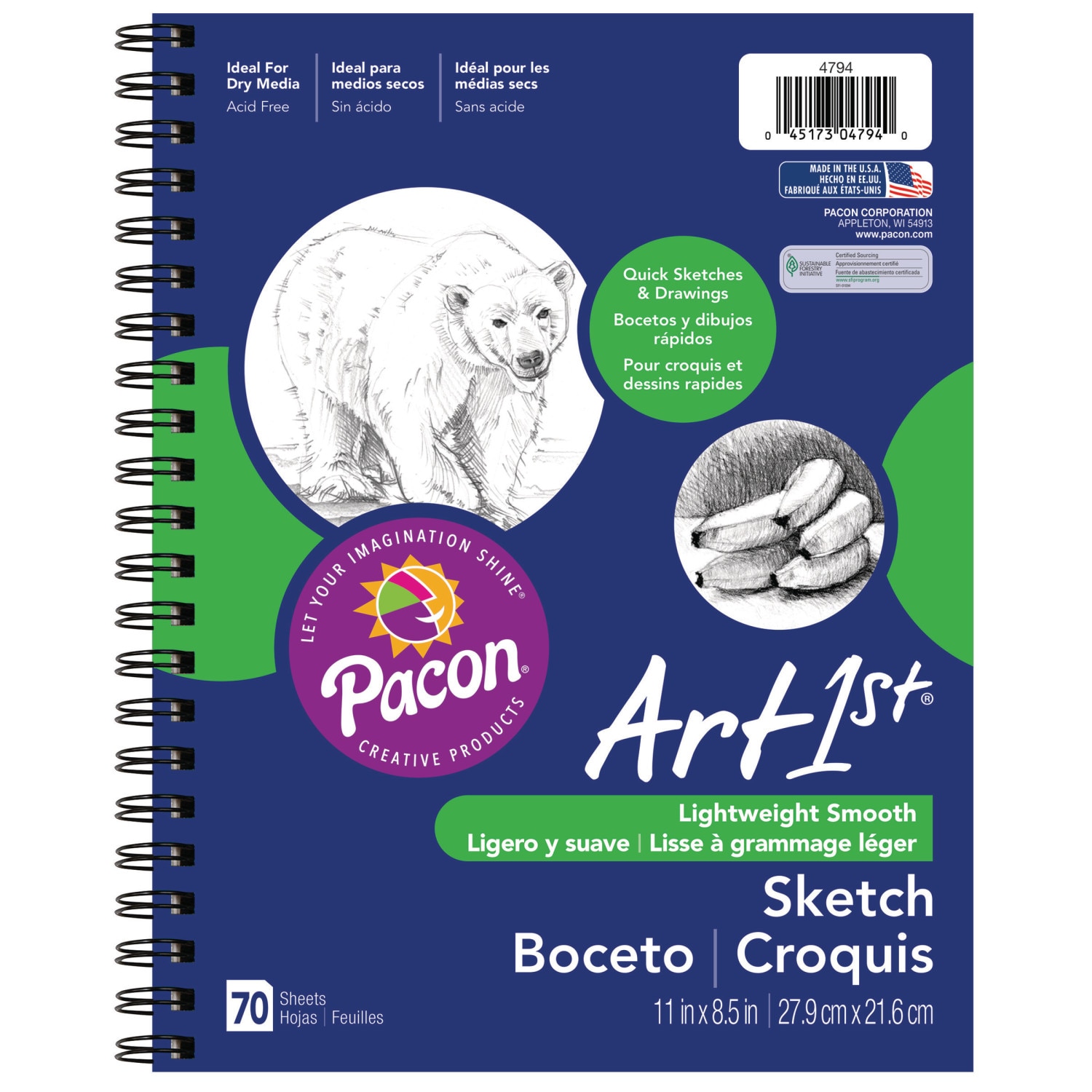 Pacon Art Street Sketch Diaries, 11" x 8.5"