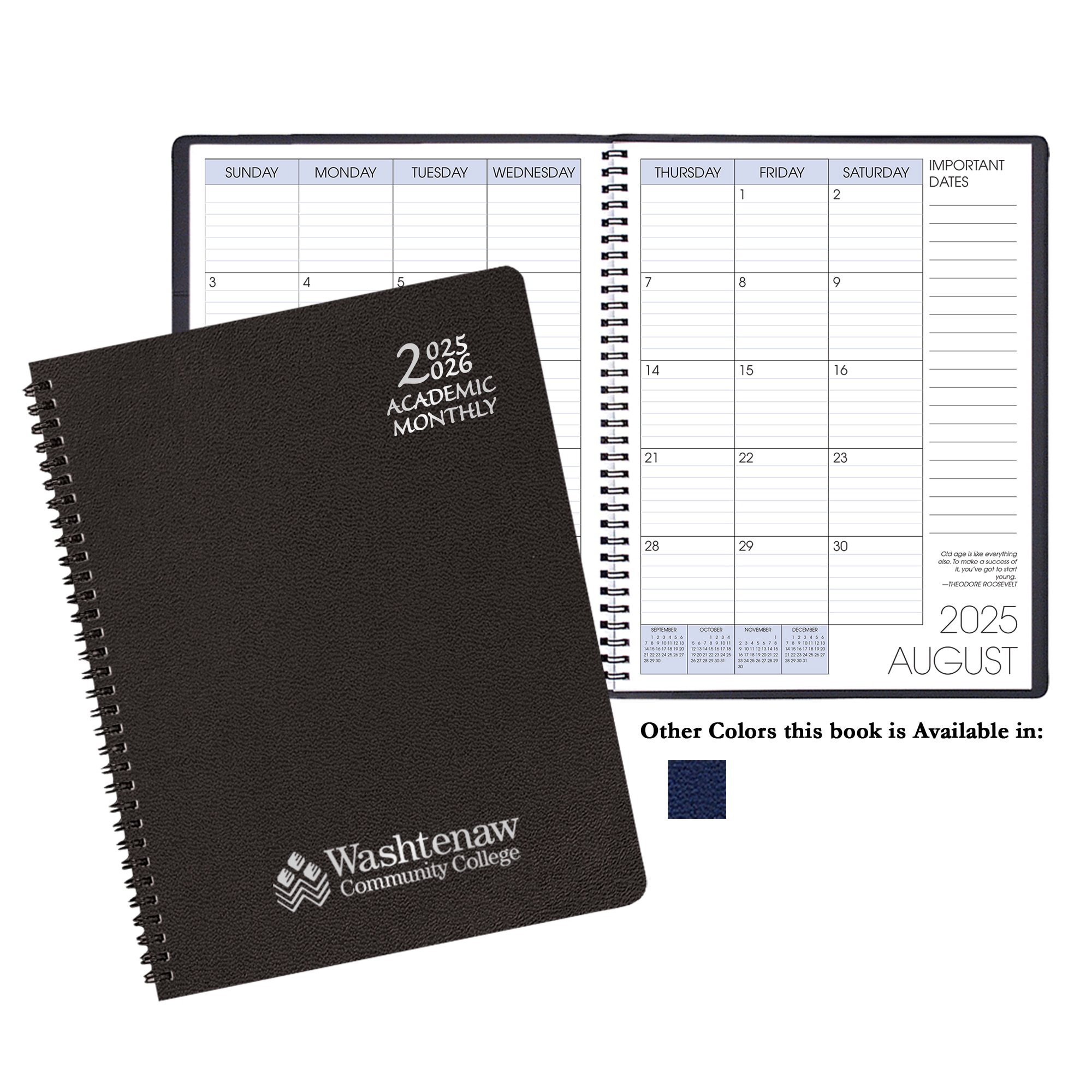 Payne 25-26 Imprinted Academic Monthly Planner 8.5"x11"