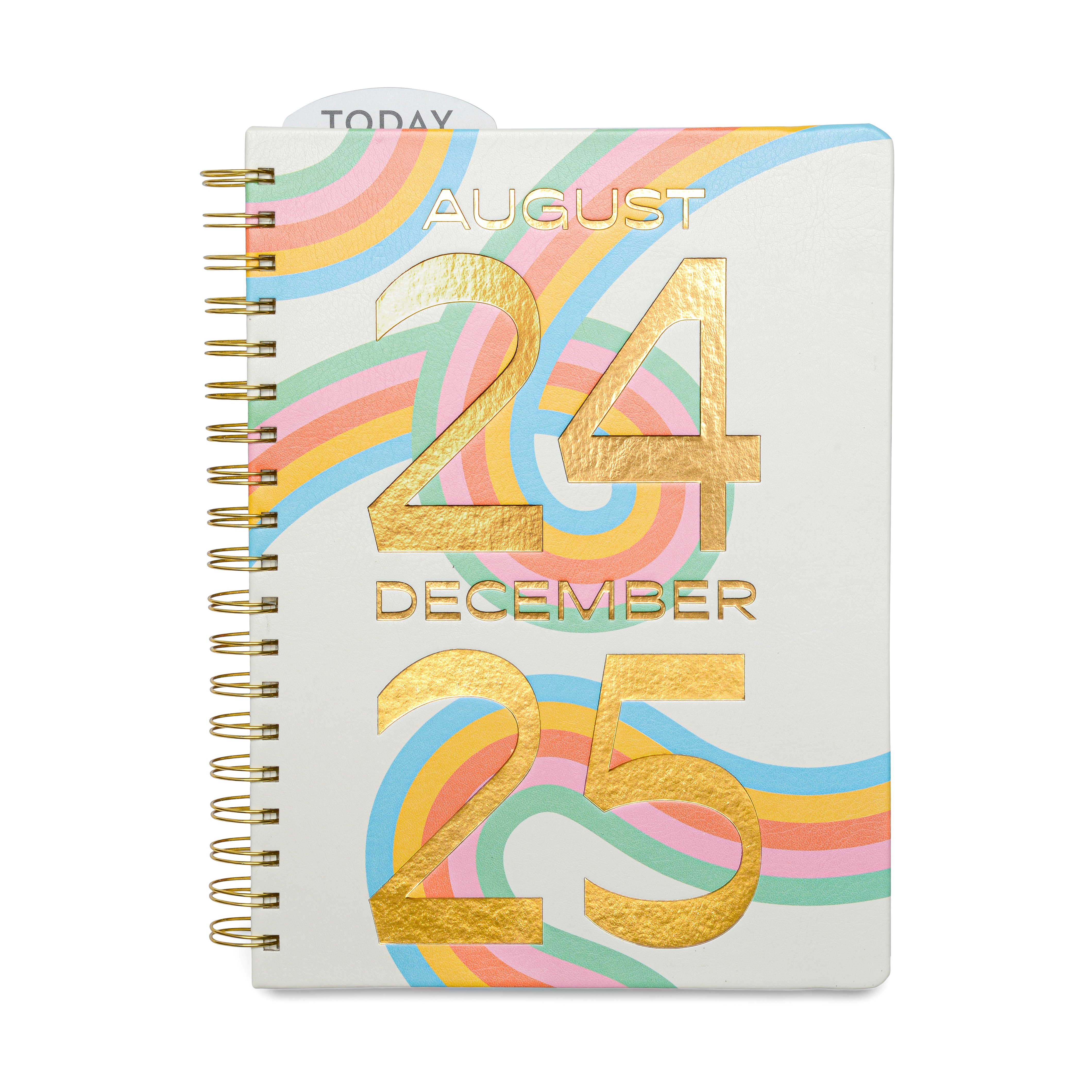 Designworks Ink Colorful Abstract Planner Large Aug '24 - Dec '25
