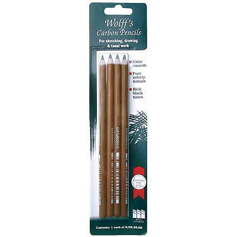 Wolff's Multi-Pack Carbon Pencil, 4/Pkg.