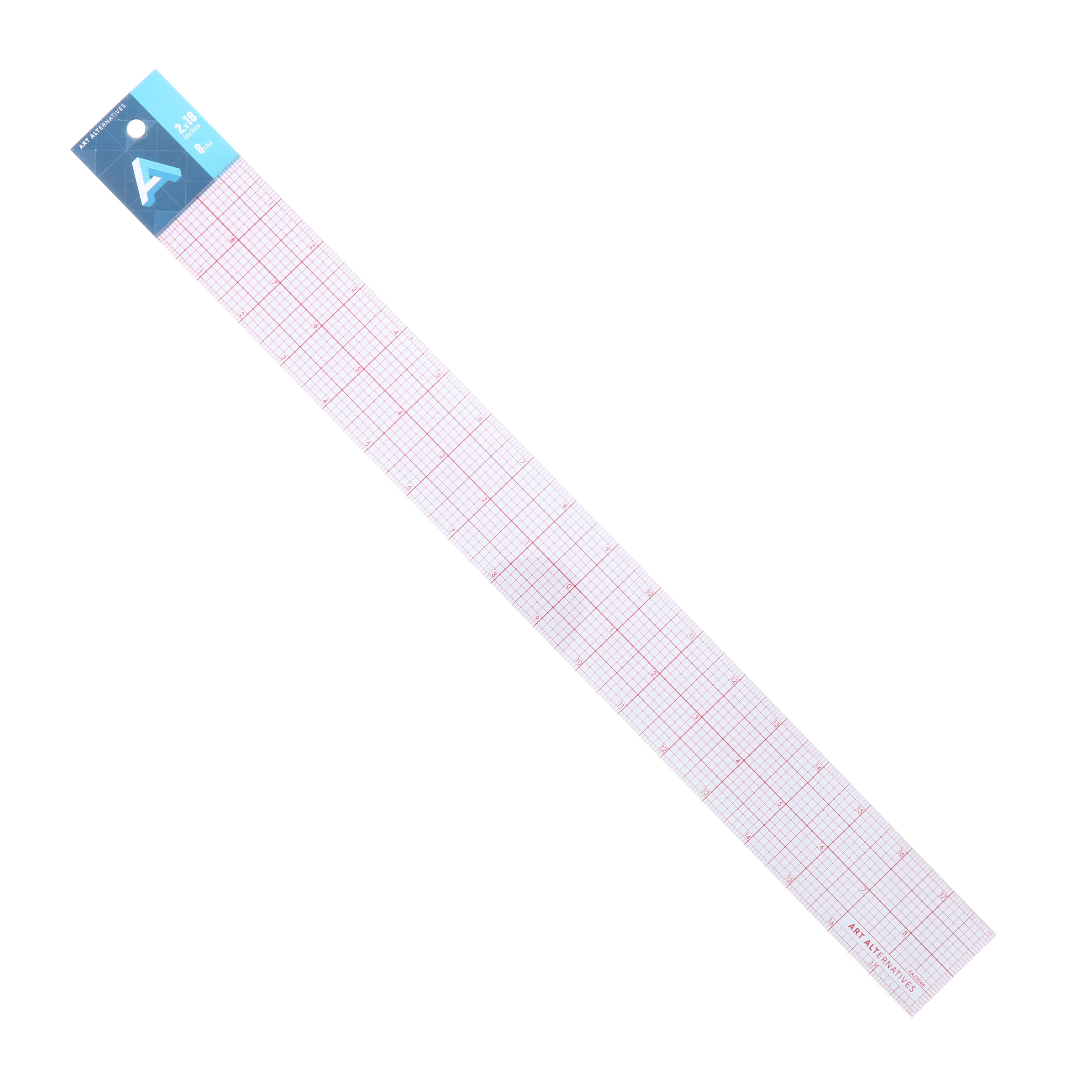 Ruler Grid 8Ths 2X18 In