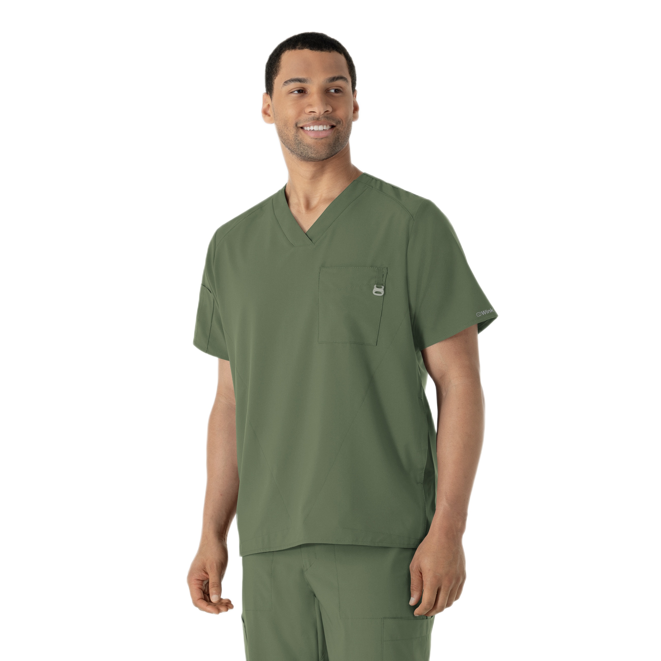Medical Assisting Men's V-Neck Scrub Top, 6355
