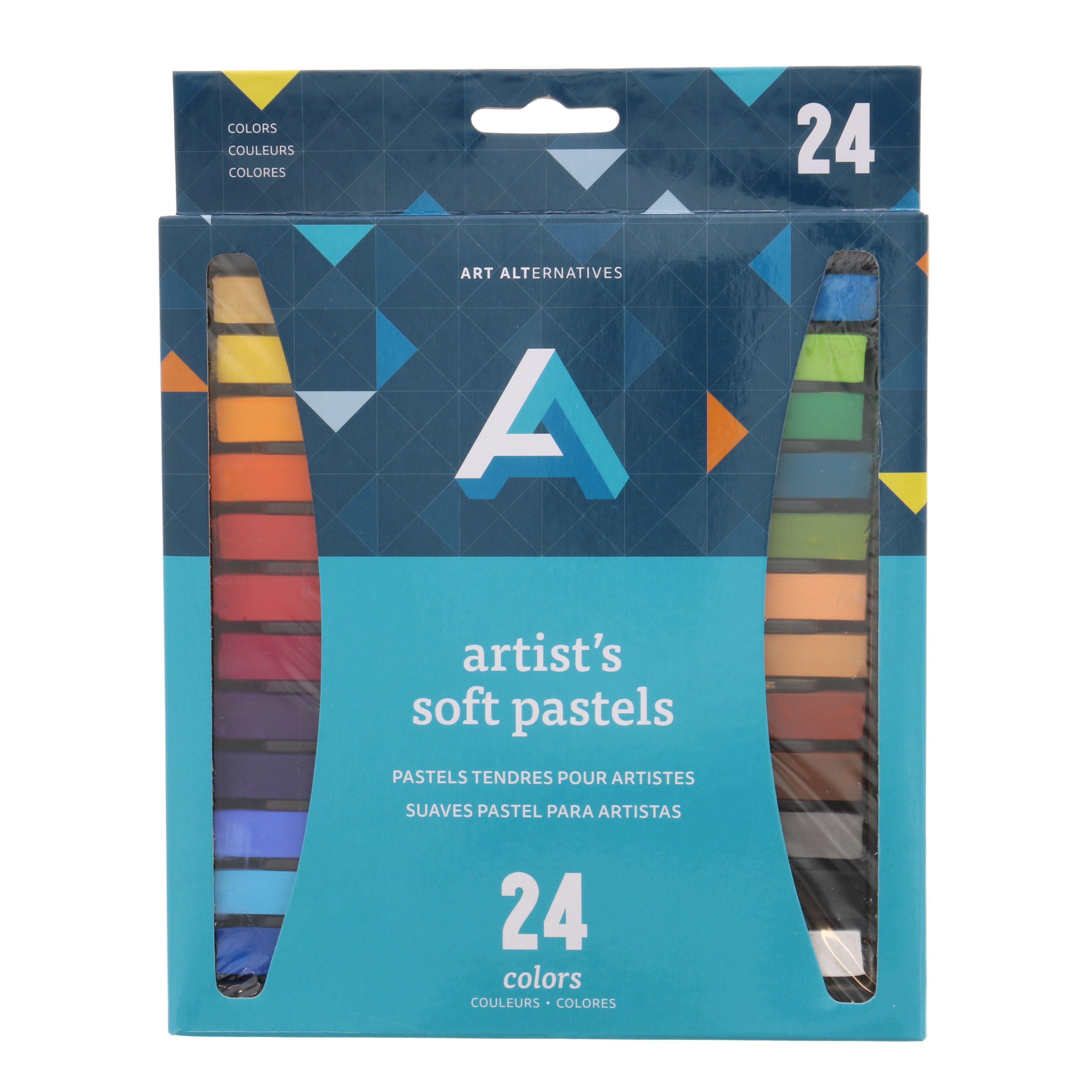 Art Alternatives Artist Soft Pastel Set, 24-Color