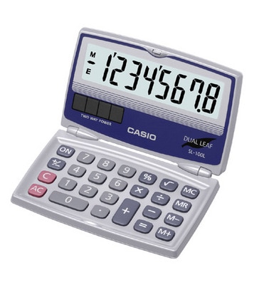 Casio SL-100L Foldable Calculator