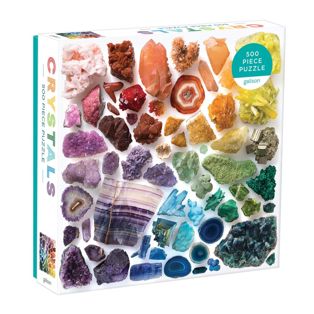 Galison Rainbow Crystals 500pc Puzzle