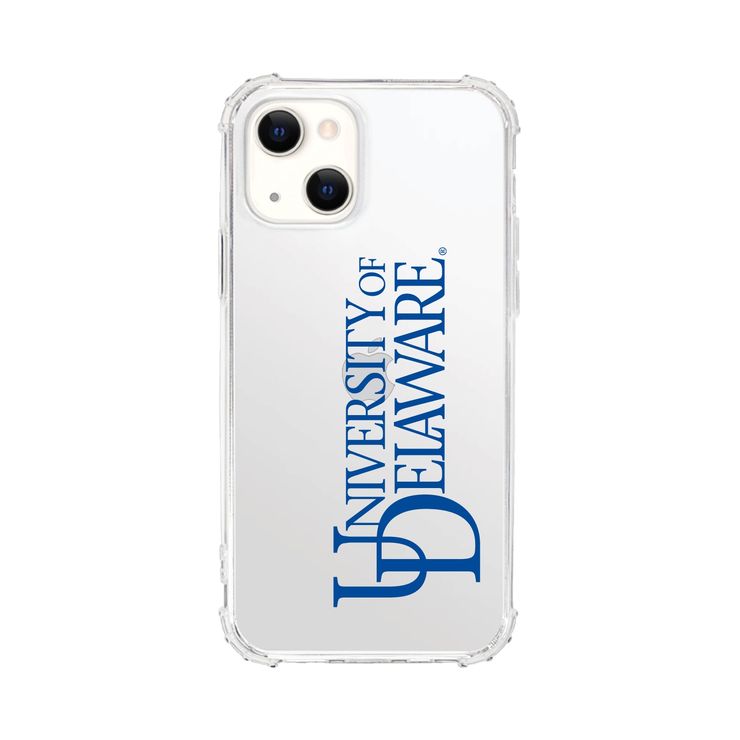 University of Delaware V2 Clear Tough Edge Phone Case, Classic V1 - iPhone 14