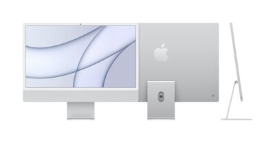 24 inch iMac with Retina 4 5K display  Apple M1 chip with 8core CPU and 8core GPU  512GB   Silver