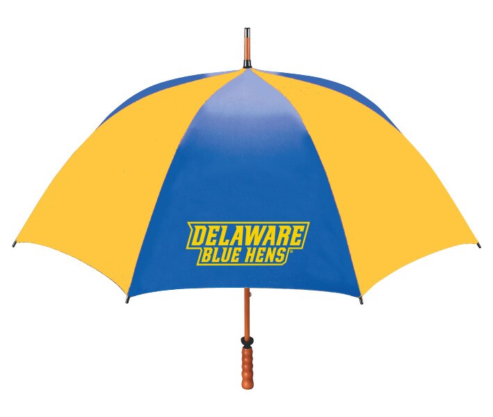 Delaware Blue Hens "The Eagle" Sporty Wood Shaft Golf Umbrella 62"