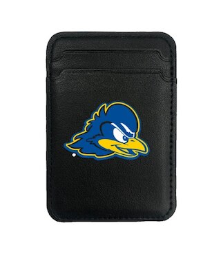 University of Delaware Leather Wallet Sleeve (Top Load), Black, Classic