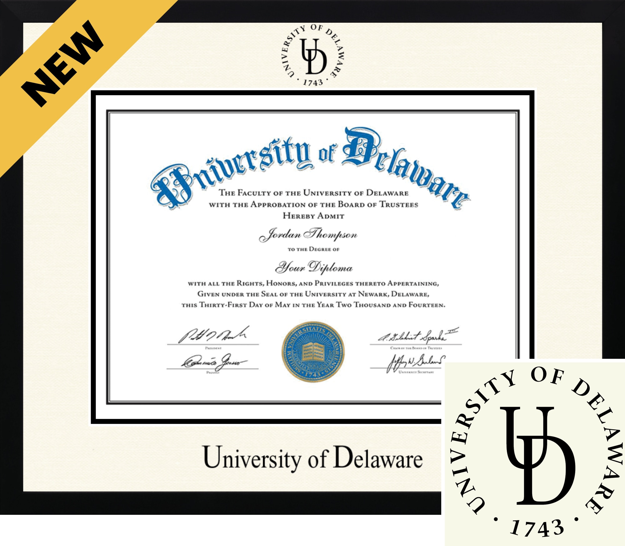 Church Hill Classics ICON 12x16 Gold Diploma Frame