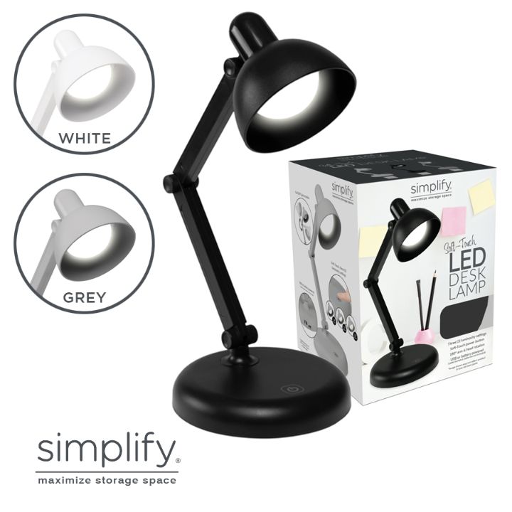 Simplify LED Touch Table Lamp with USB Cable