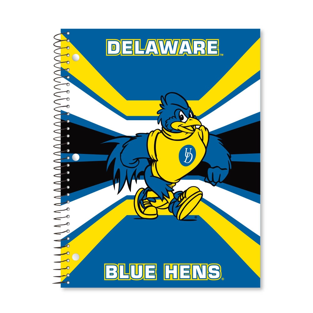 Digi Color Warp 1 Subject 11"x8.5" 70 Count College Ruled Spiral Notebook