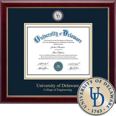 Church Hill Classics 12" x 16" Masterpiece Cherry College of Engineering Diploma Frame