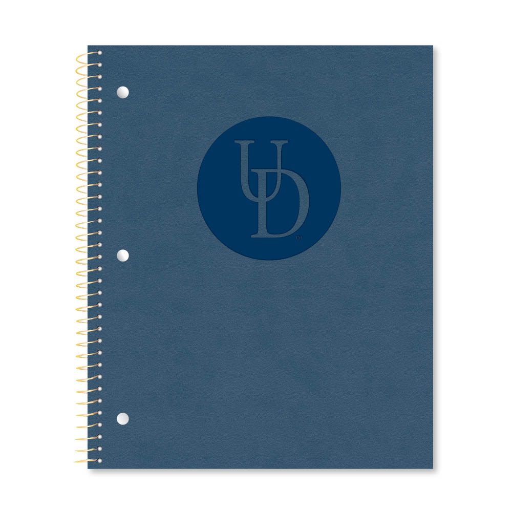 Roaring Premium 1 Subject Notebook 8.5x11 College Ruled 20lb Paper Impressions Leatherette Burnish Cover