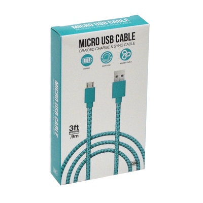 GEMS Micro USB Cable TEAL