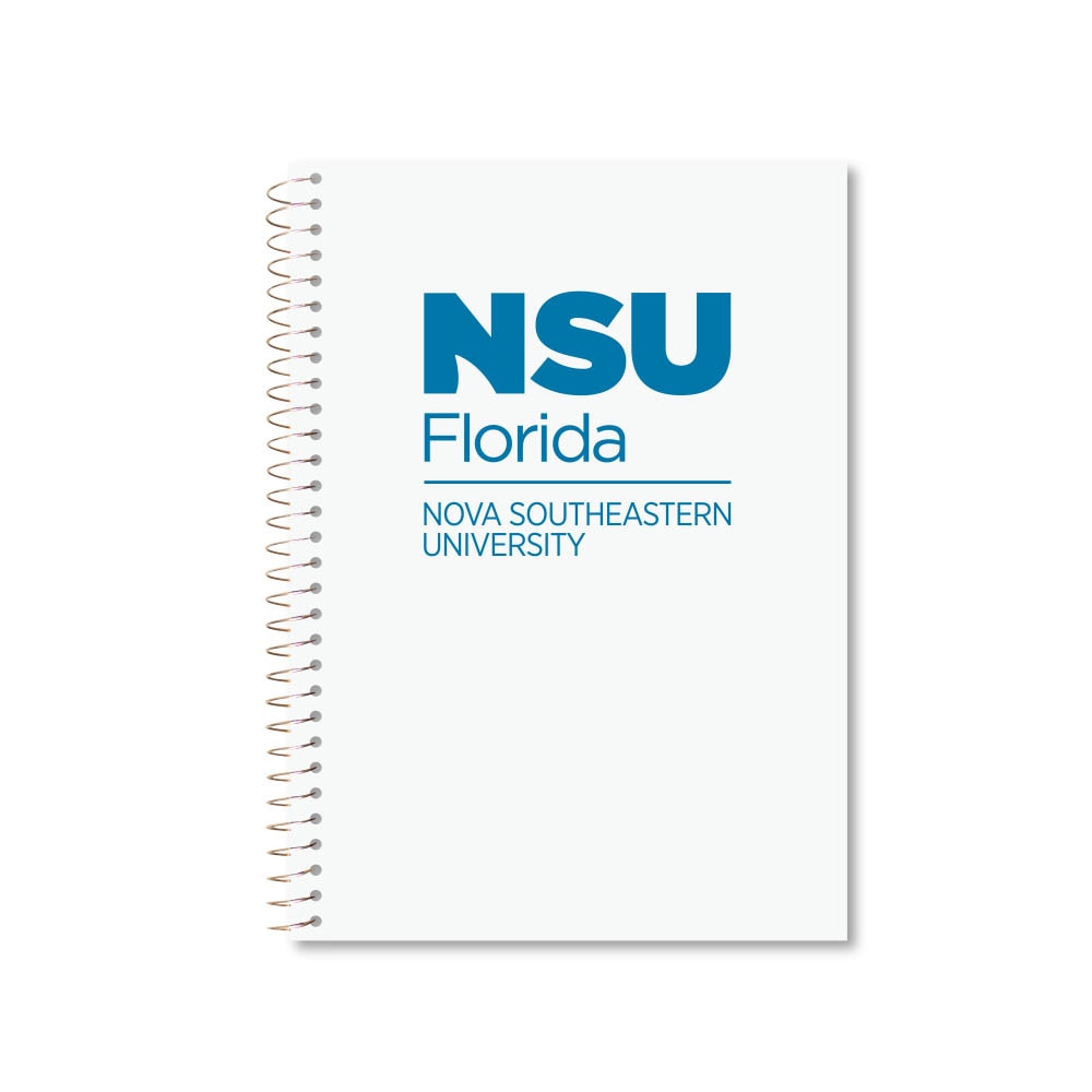 Roaring Premium 3 Subject 9.5 x 6.5 Notebook, College Ruled 20lb Paper, Pressboard Foil Cover