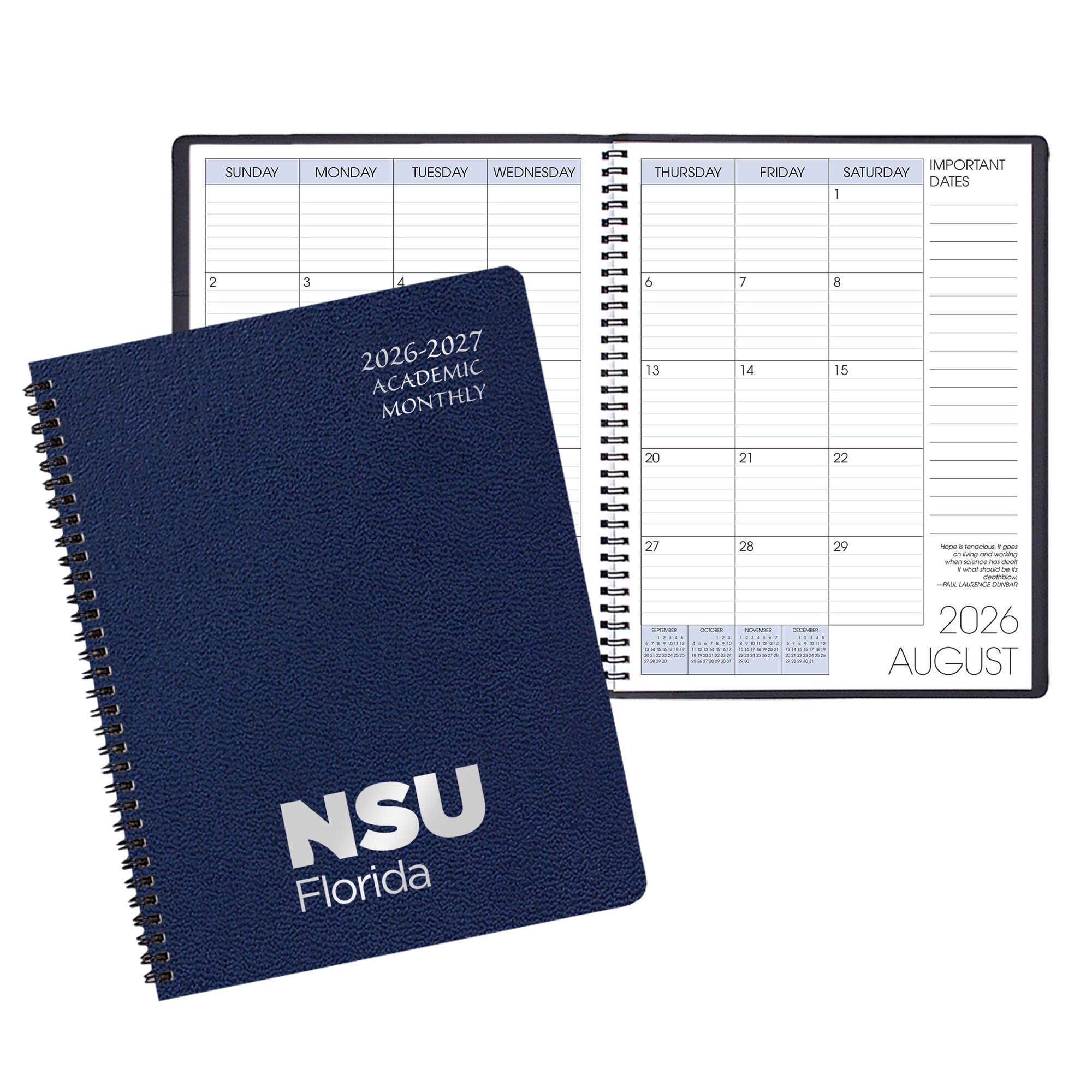 Payne '26-'27 Imprinted Academic Monthly Planner