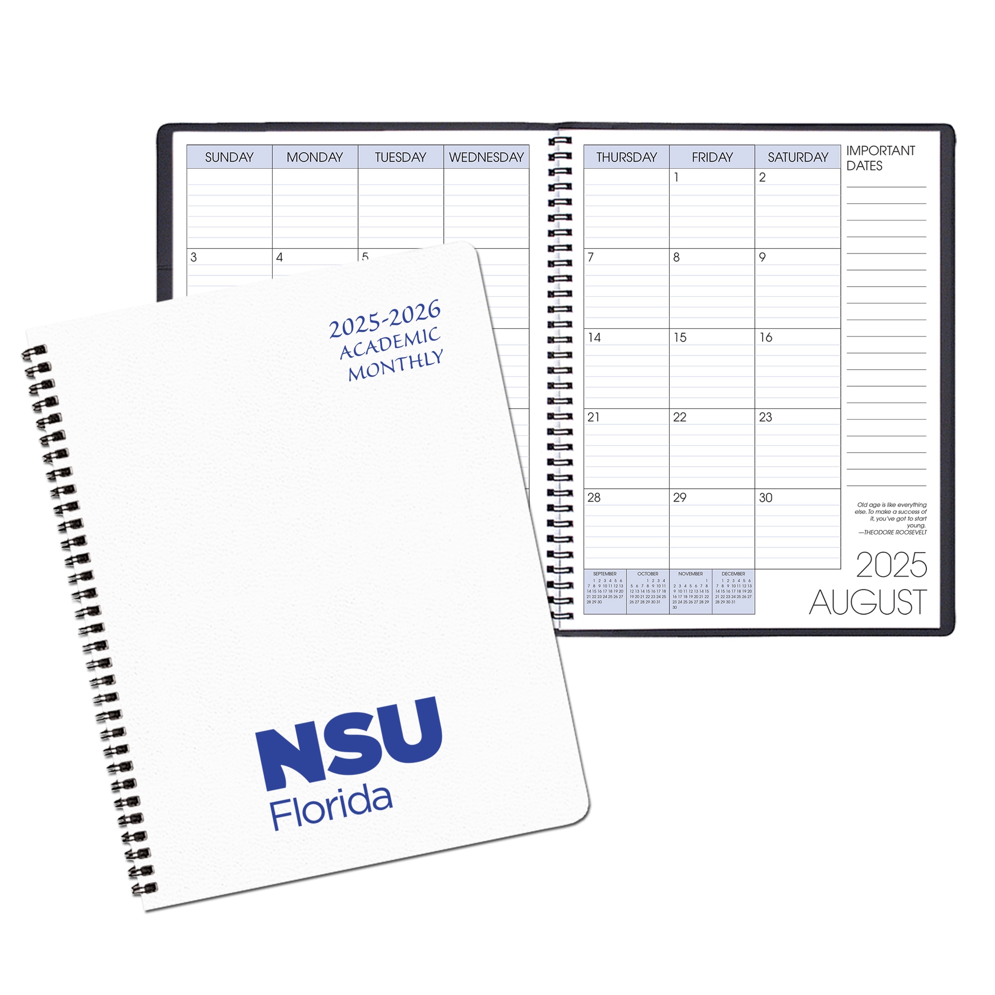 Payne 25-26 Imprinted Academic Monthly Planner 8.5"x11"