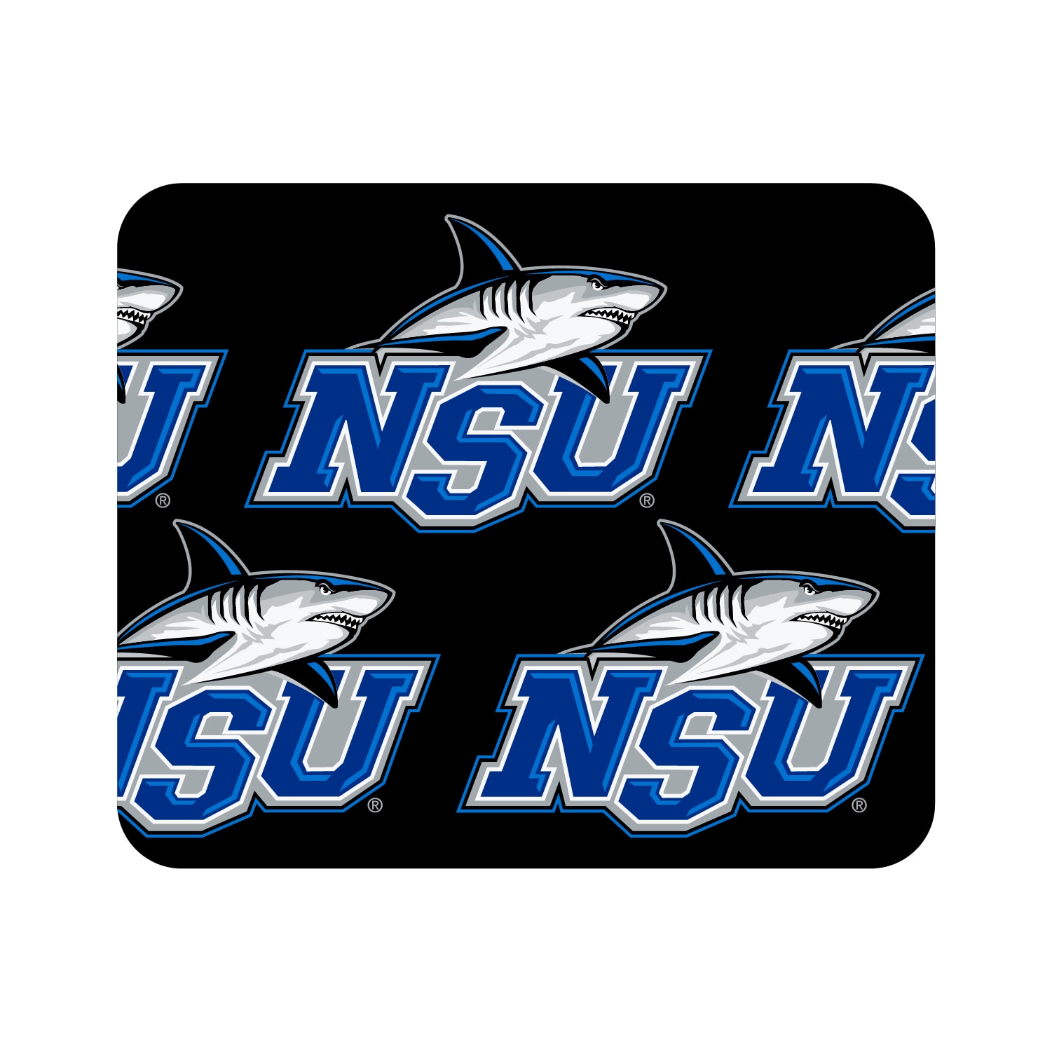 Nova Southeastern University Mousepad Mascot Repeat