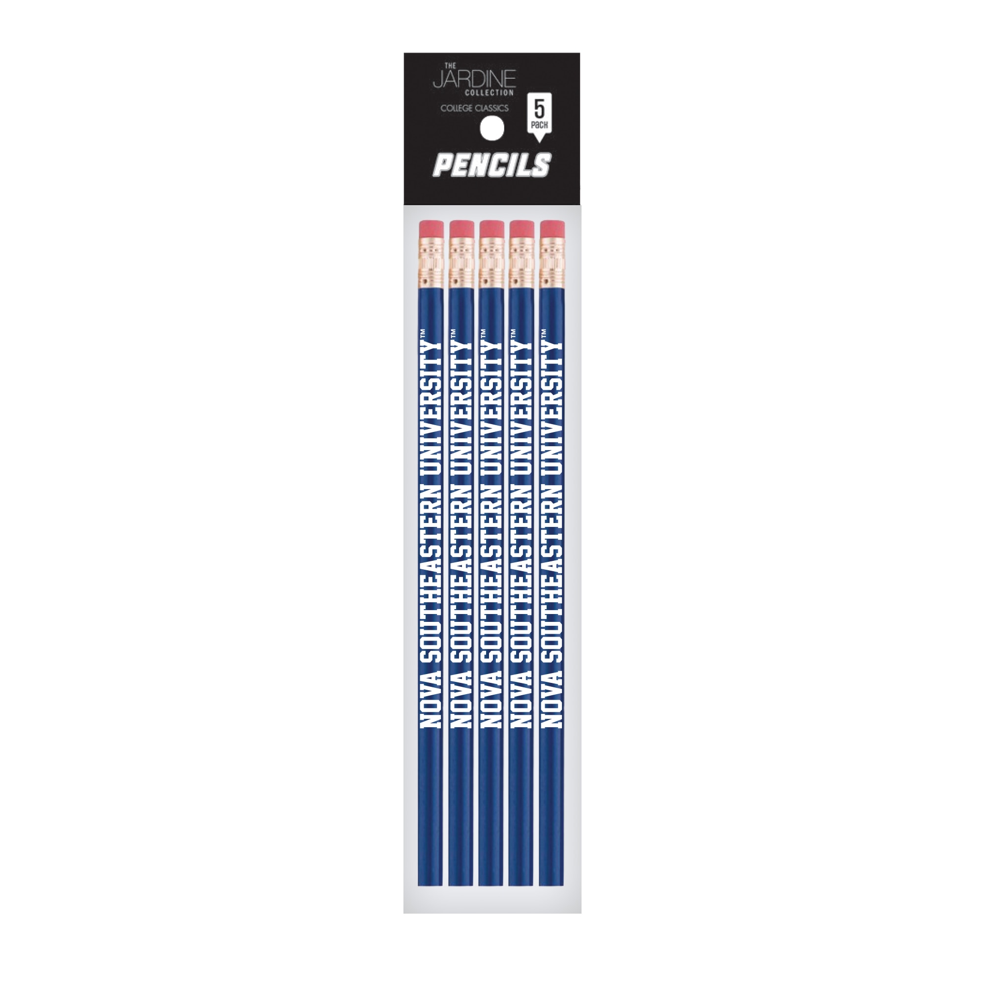 Emblematic Pencil 5pk School Name