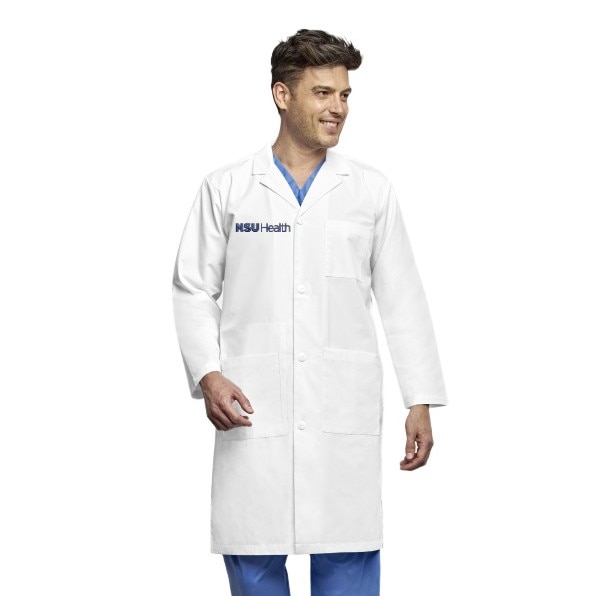 BN 298 NSU M Wht Resident Coat Faculty Audio Universal
