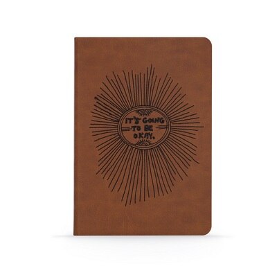 It's going to be okay Vegan Leather Lined Notebook