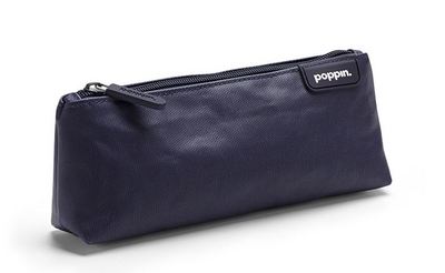 Poppin Pencil Pouch, Navy