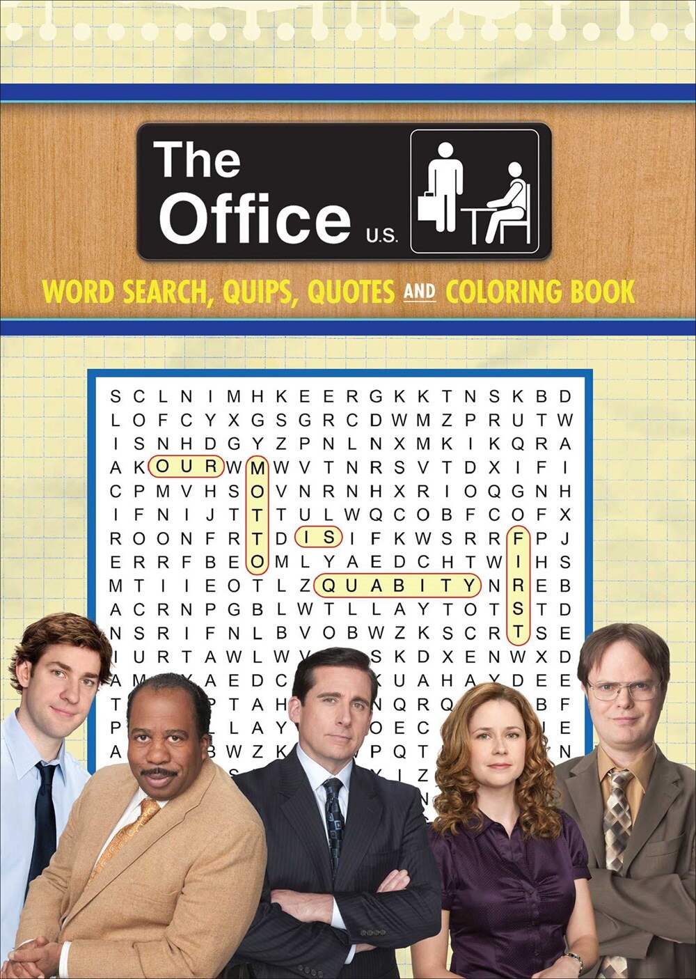 The Office Word Search  Quips  Quotes & Coloring Book