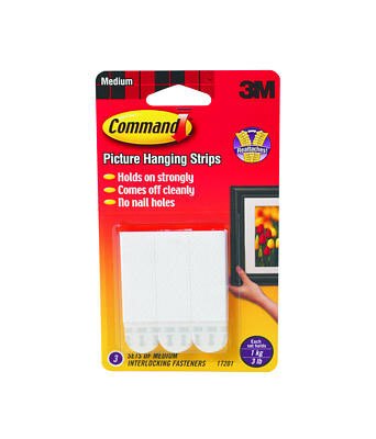 3M Command Medium Picture Hanging Strips 3ct