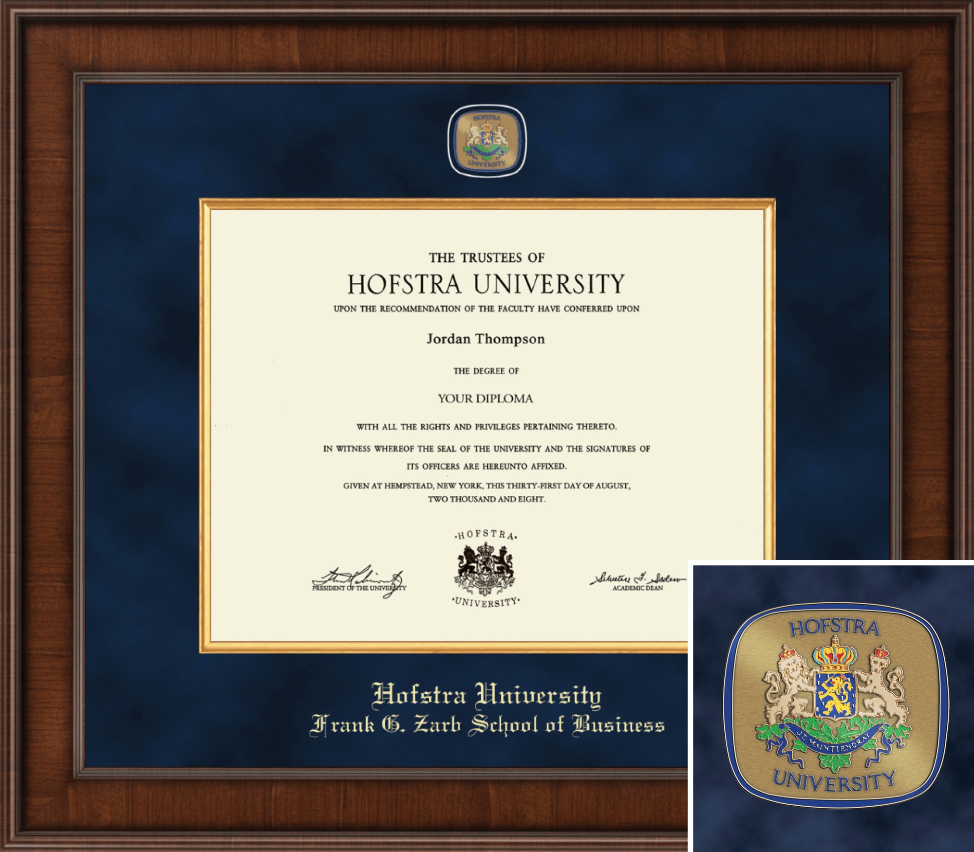 Church Hill Classics Presidential 11x14 Business Diploma Frame