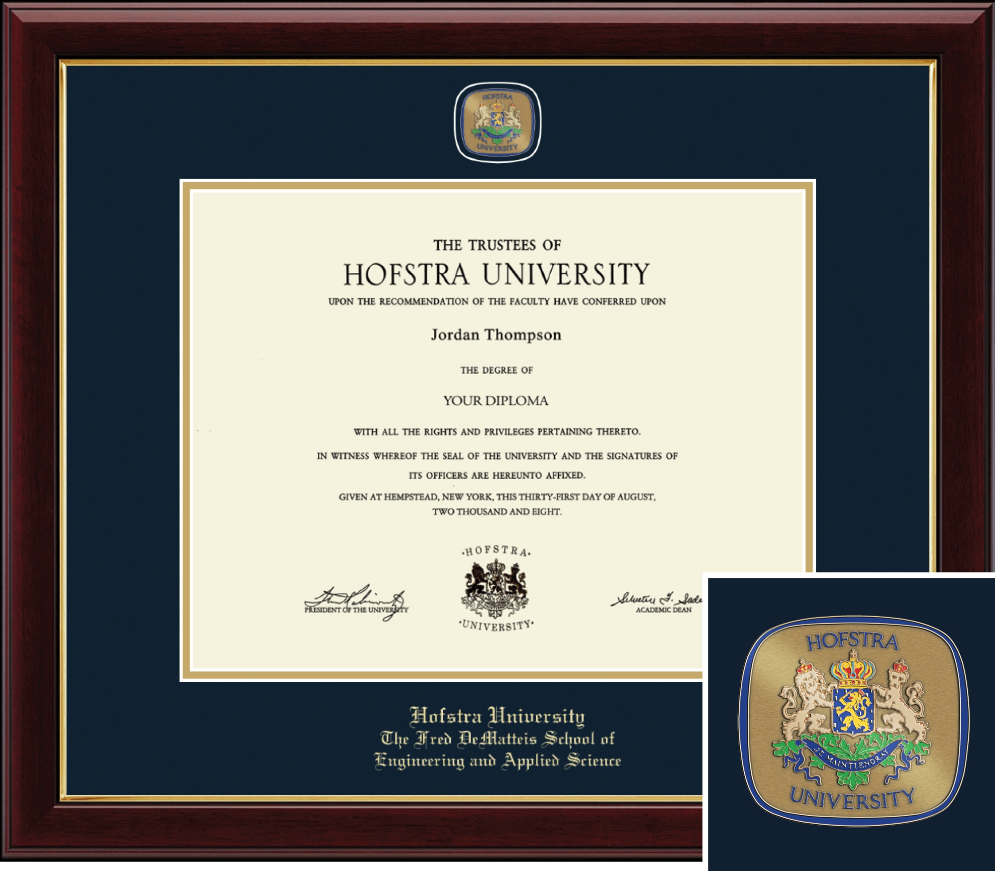 Church Hill Classics Masterpiece 11x14 Engineering Diploma Frame