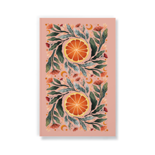 Grapefruit Blooms classic layflat notebook