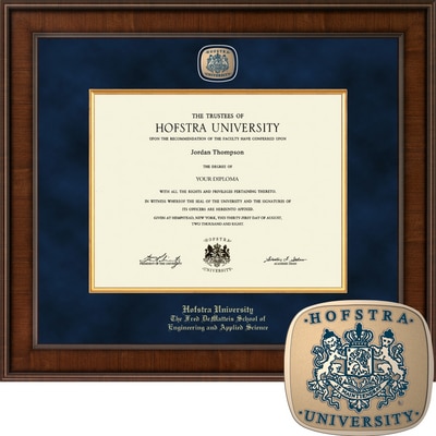 Church Hill Classics 11x14, Presidential, Engineering and Applied Science, Walnut,  Diploma Frame