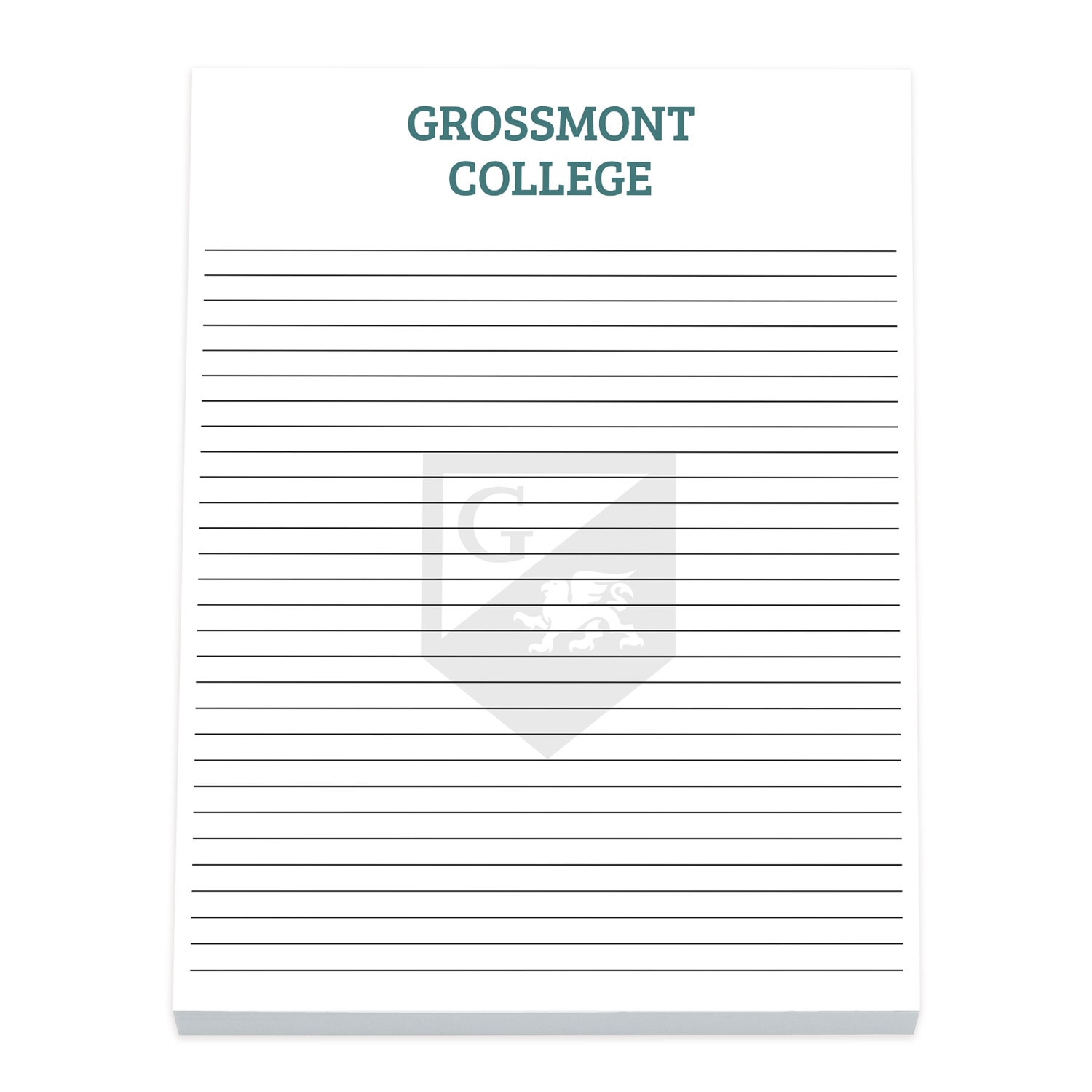 Imprinted Scratch Pad 8.5x11" 100 Sheets