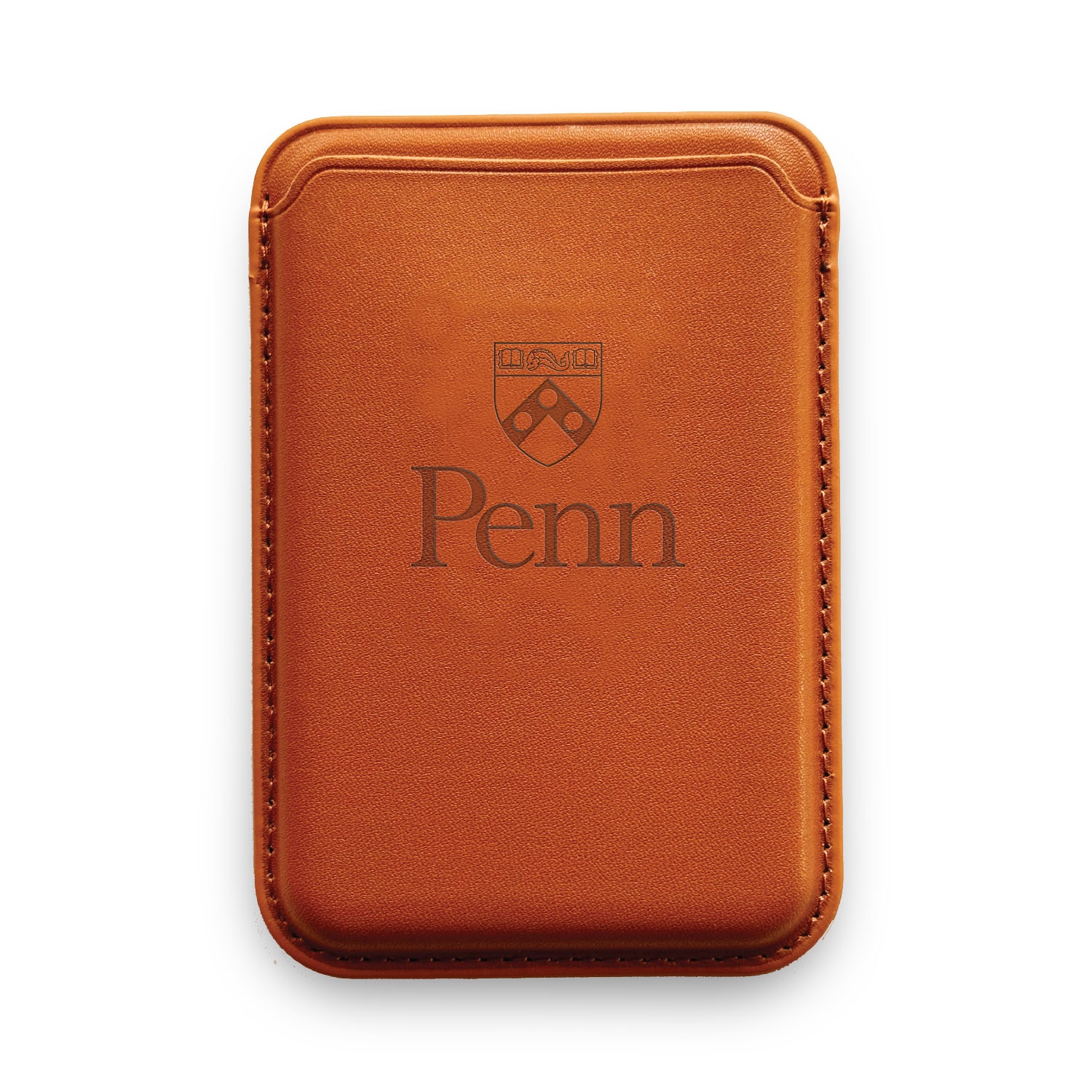 Monaco Leather Cellphone ID wallet with MagSafe Brown