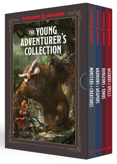 The Young Adventurer's Collection Box Set 1 [Dungeons & Dragons 4 Books]: Monsters & Creatures  Warriors & Weapons  Dungeons & Tombs  and Wizards & Sp