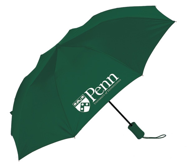 "The Victory" Solid Emblematic Umbrella Automatic Folding 42" Coverage