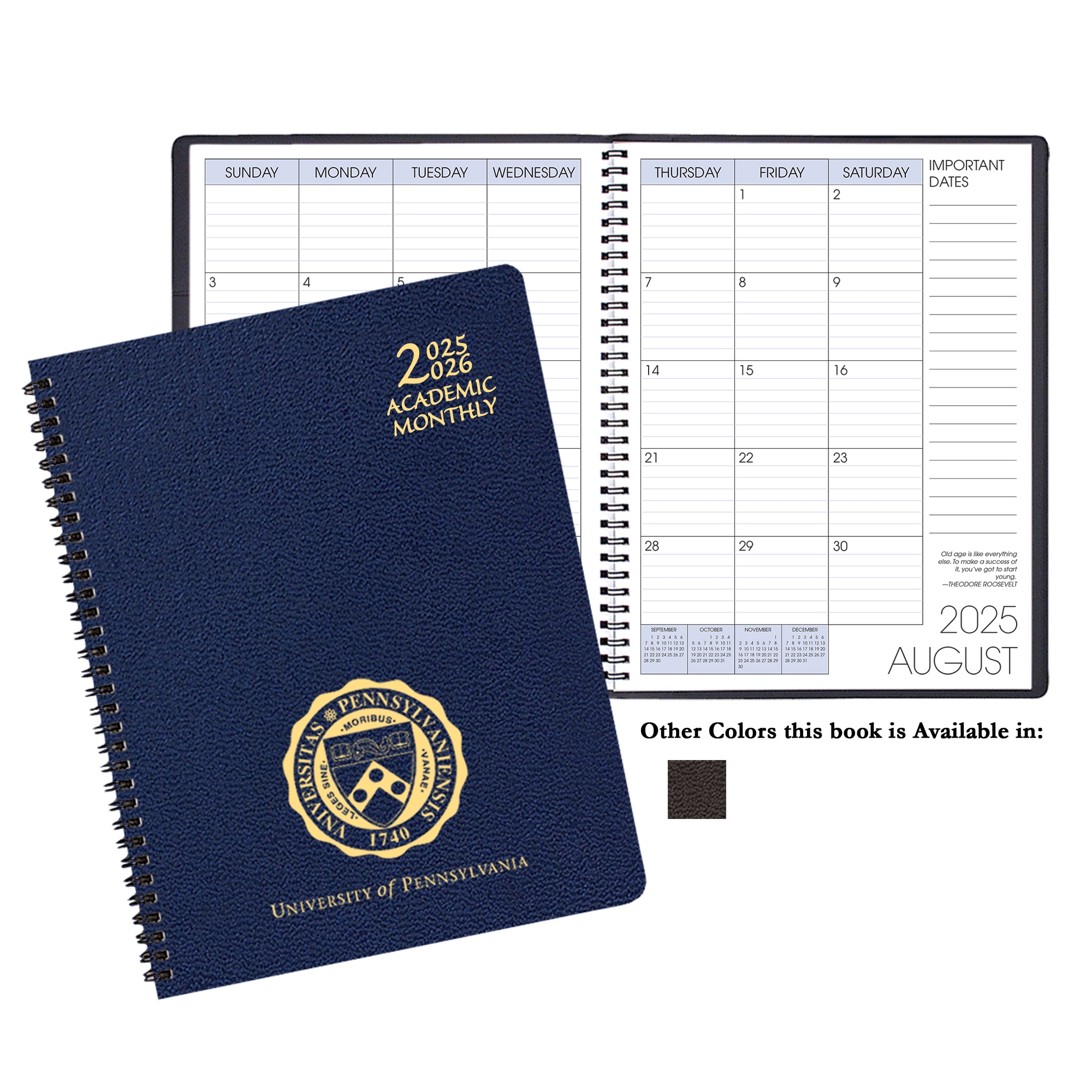 Payne 25-26 Imprinted Academic Monthly Planner 8.5"x11"