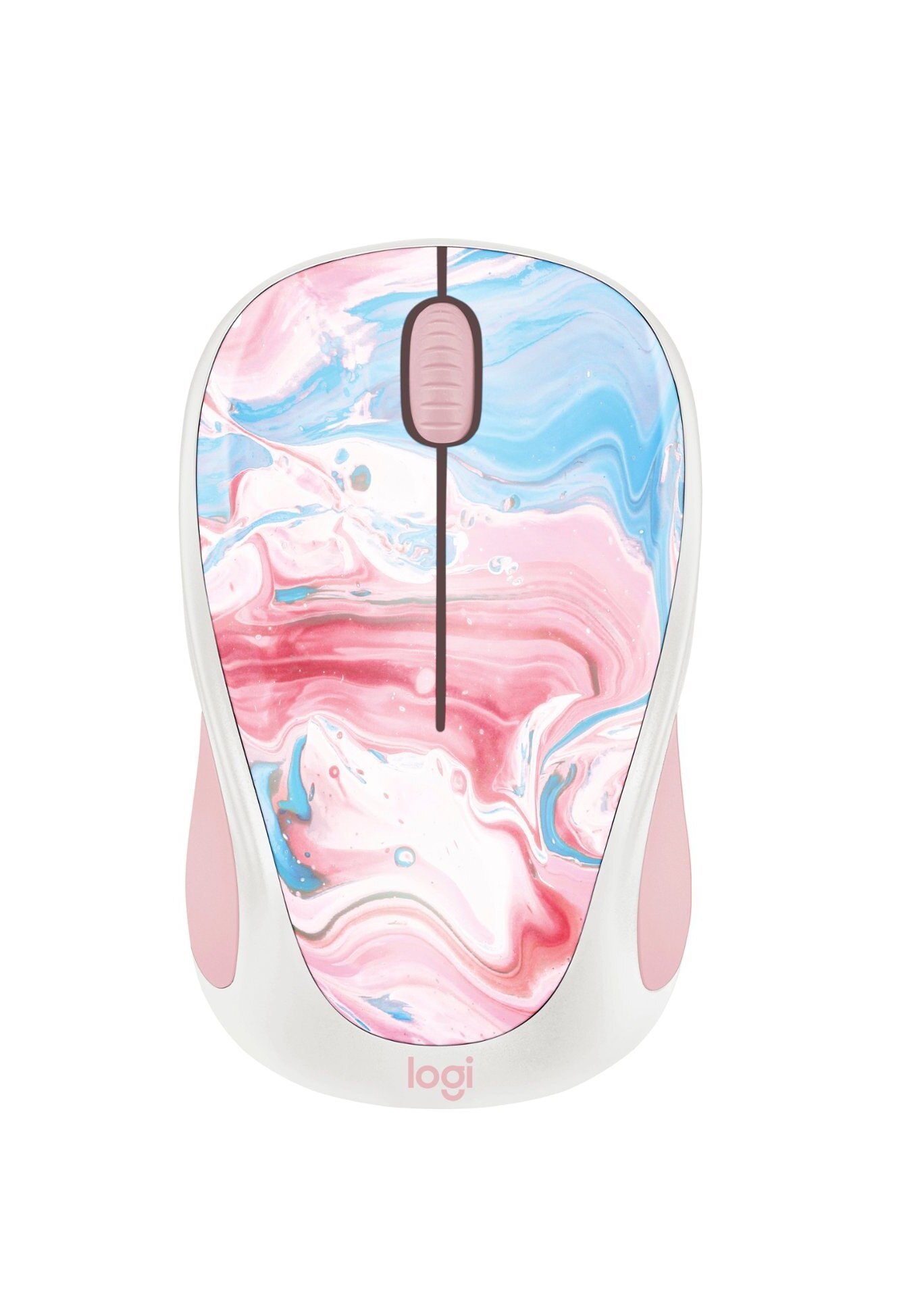 Logitech Design Collection Wireless Mouse- Cotton Candy