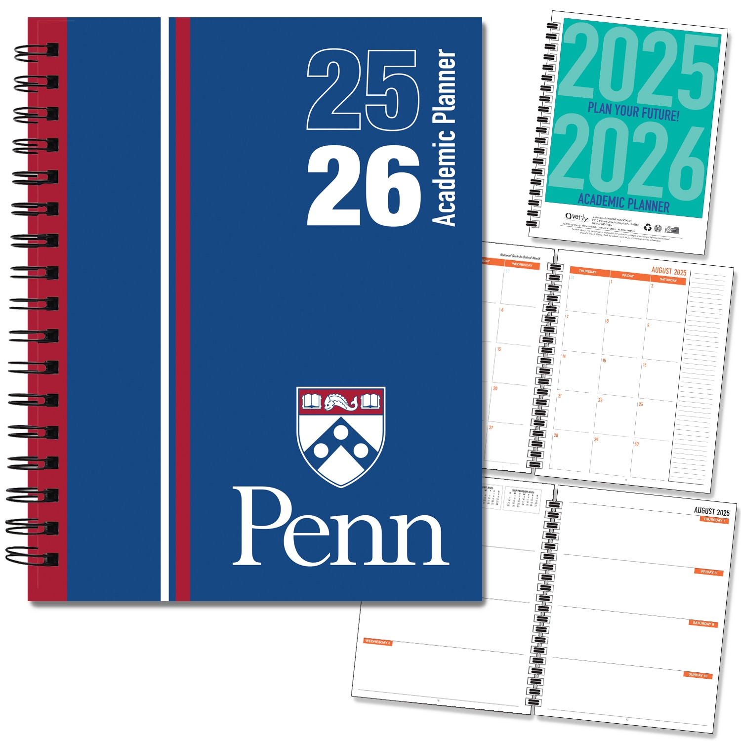 Traditional Primary Mark Hard Cover Imprinted Planner 25-26 AY 7x9