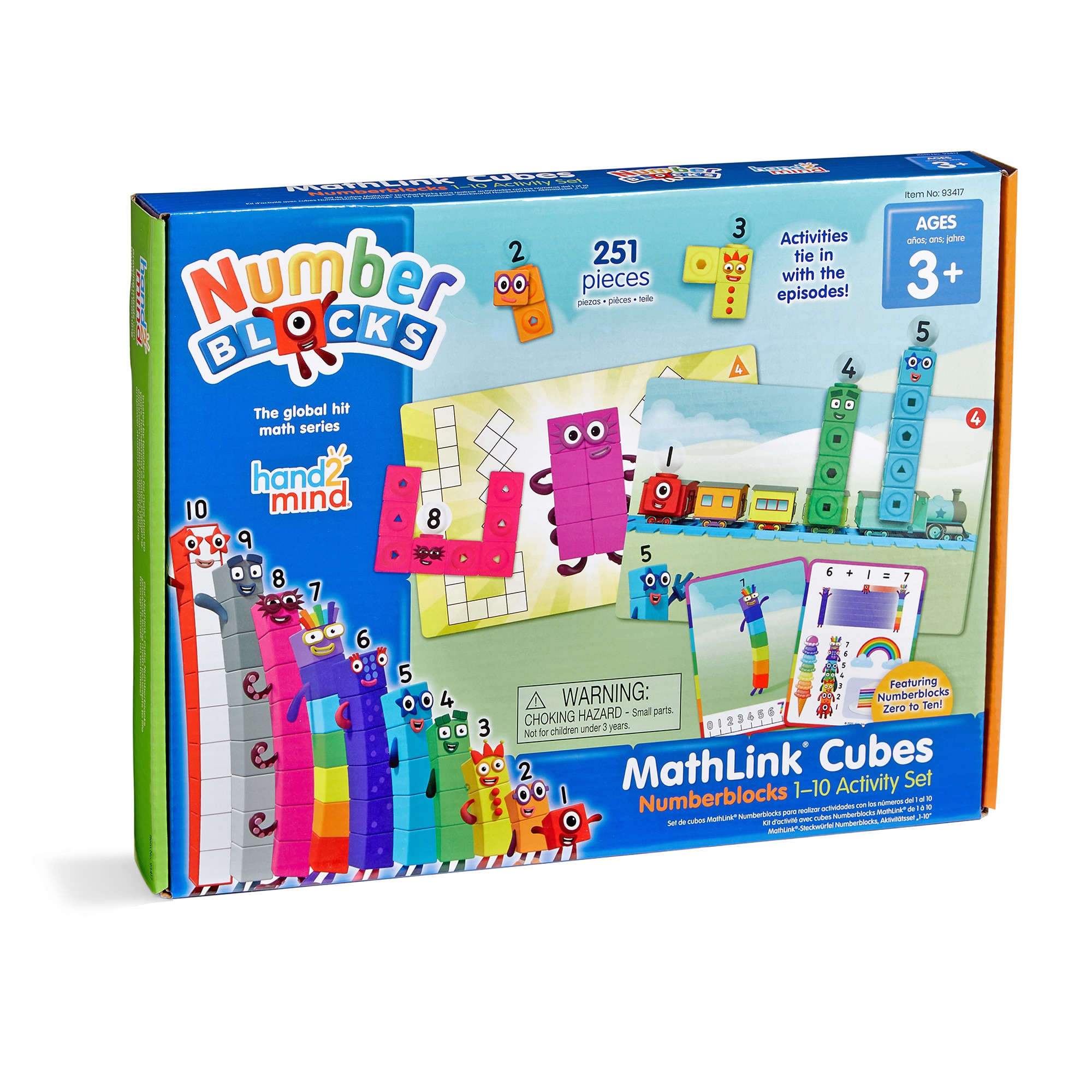 Numberblocks 1-10 Activity Set with MathLink Cubes