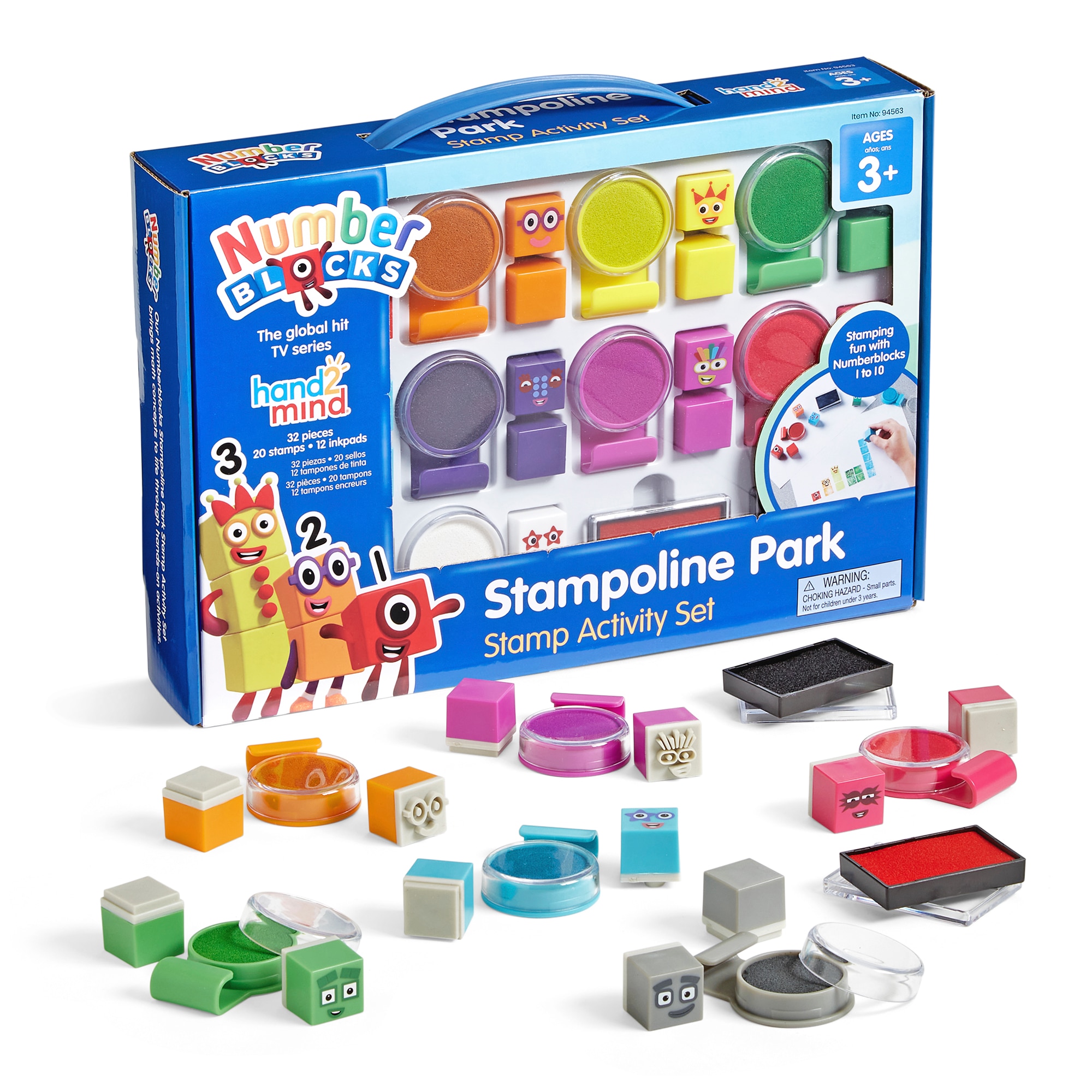 Numberblocks Stampoline Park Stamp and Activity Set