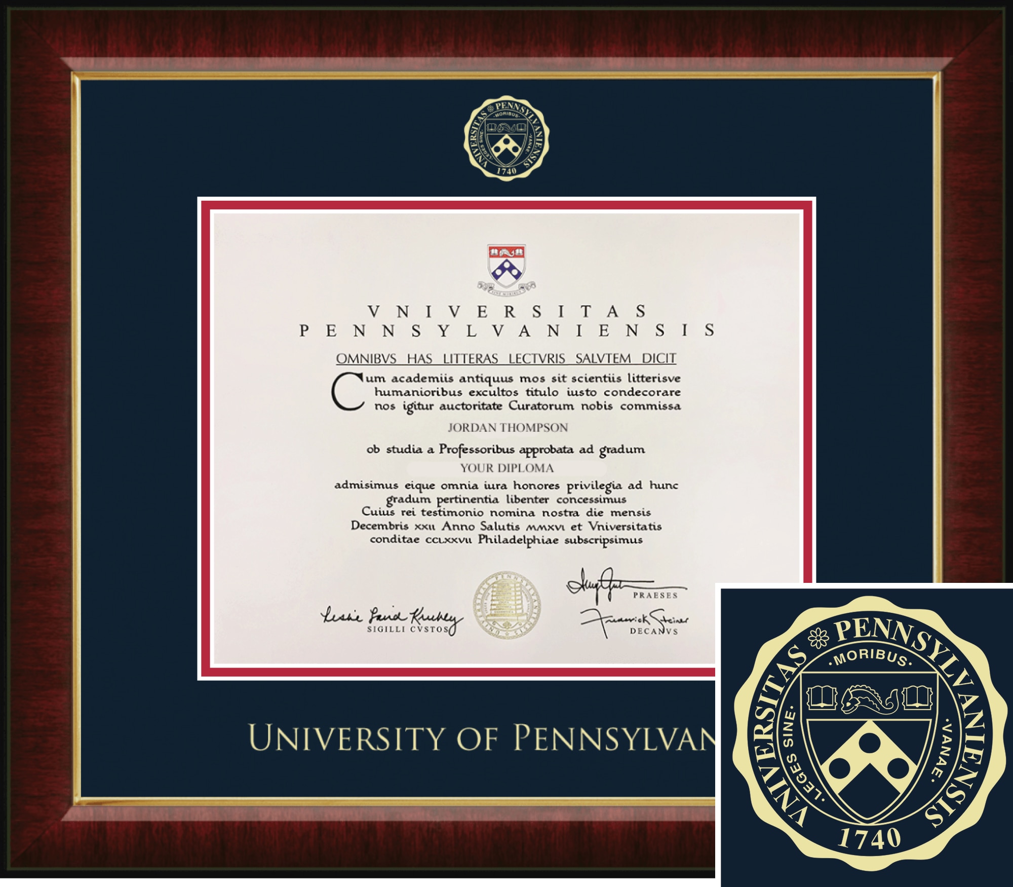 Church Hill Classics, Exec Ed Certificate, 8.5x11 Diploma Frame