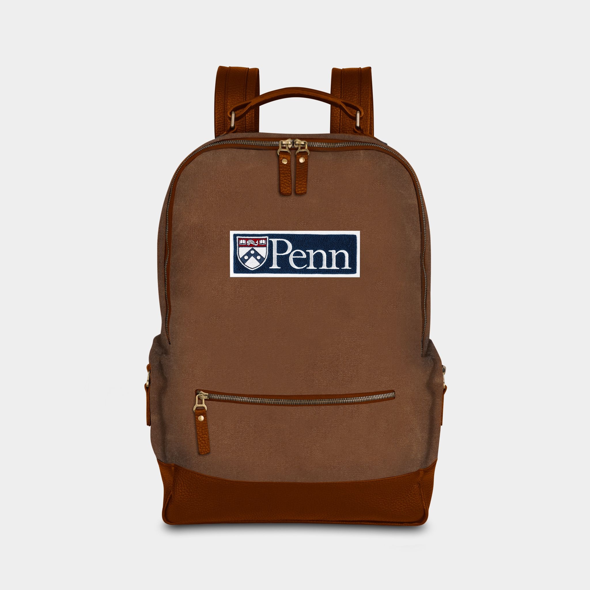 Pennsylvania Quakers Primary Wordmark Waxed Canvas Backpack