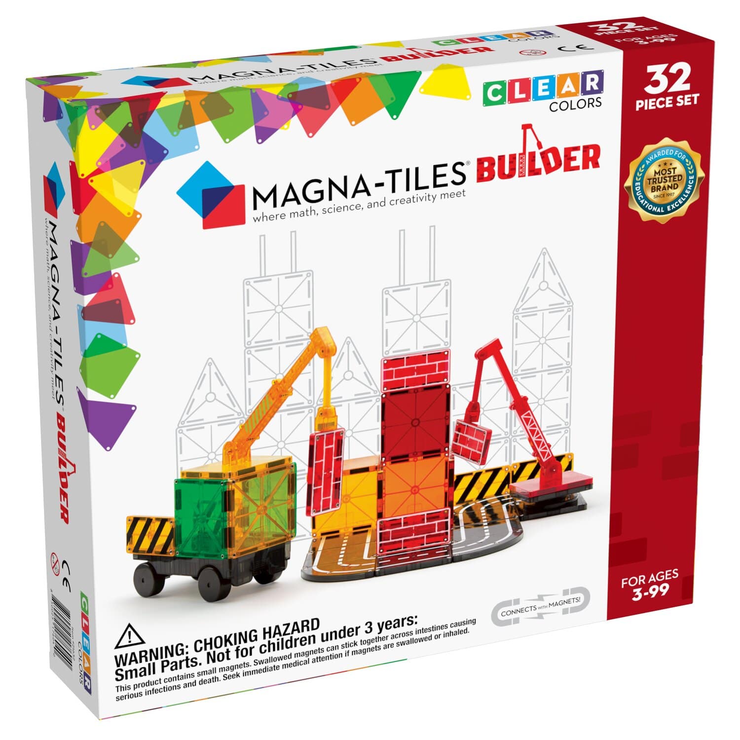 Magna-Tiles Builder 32-Piece Set